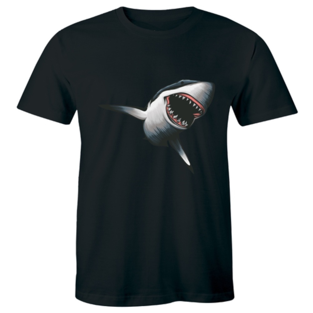A Shark Attack Fish Scary Wild Sea Monster T-shirt